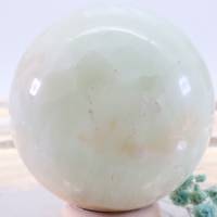GROSSE Pistazien Calcit Edelsteinkugel 58 mm, Meditation und Heilsteine, glänzende Kugel, Wunderbarer Kristall Bild 1
