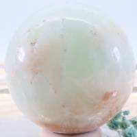 GROSSE Pistazien Calcit Edelsteinkugel 58 mm, Meditation und Heilsteine, glänzende Kugel, Wunderbarer Kristall Bild 4