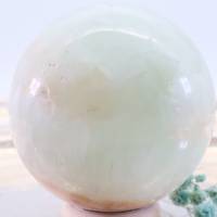 GROSSE Pistazien Calcit Edelsteinkugel 58 mm, Meditation und Heilsteine, glänzende Kugel, Wunderbarer Kristall Bild 6