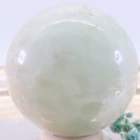 GROSSE Pistazien Calcit Edelsteinkugel 58 mm, Meditation und Heilsteine, glänzende Kugel, Wunderbarer Kristall Bild 7
