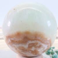 GROSSE Pistazien Calcit Edelsteinkugel 58 mm, Meditation und Heilsteine, glänzende Kugel, Wunderbarer Kristall Bild 9