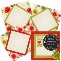 FREEBIE | Quadratische Karte | DIY zum selbst drucken | PDF Datei Bild 2