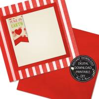 FREEBIE | Quadratische Karte | DIY zum selbst drucken | PDF Datei Bild 4