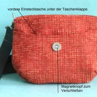 kleine Taschen zum Umhängen// clutch Tasche //Stofftasche // Fuchsliebe//Fuchs Tasche //Gürteltasche Damen //mini Tasche Bild 9
