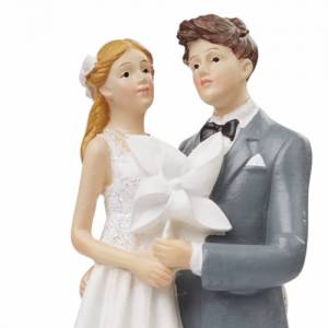XL Figur zur Hochzeit | Brautpaar | Deko Tortenfigur | Hochzeitsfigur Bild 3