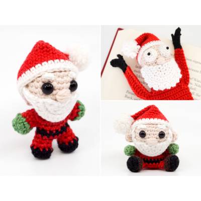 Weihnachtsmann PDF Häkelanleitung Sparset von Supergurumi | Amigurumi PDF Anleitungen