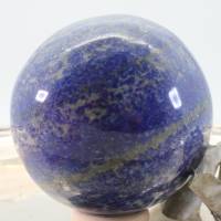GROSSE Lapislazuli Edelsteinkugel 72 mm, Meditation und Heilsteine, glänzende Kugel, Wunderbarer Kristall Bild 3