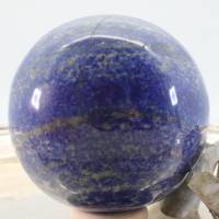 GROSSE Lapislazuli Edelsteinkugel 72 mm, Meditation und Heilsteine, glänzende Kugel, Wunderbarer Kristall Bild 4