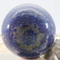 GROSSE Lapislazuli Edelsteinkugel 72 mm, Meditation und Heilsteine, glänzende Kugel, Wunderbarer Kristall Bild 6