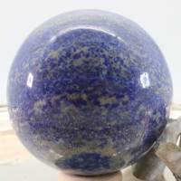 GROSSE Lapislazuli Edelsteinkugel 72 mm, Meditation und Heilsteine, glänzende Kugel, Wunderbarer Kristall Bild 7