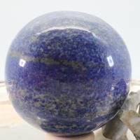 GROSSE Lapislazuli Edelsteinkugel 72 mm, Meditation und Heilsteine, glänzende Kugel, Wunderbarer Kristall Bild 8