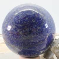 GROSSE Lapislazuli Edelsteinkugel 72 mm, Meditation und Heilsteine, glänzende Kugel, Wunderbarer Kristall Bild 9