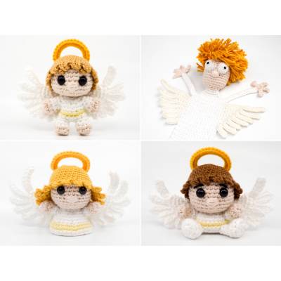 Engel PDF Häkelanleitung Sparset von Supergurumi | Amigurumi PDF Anleitungen