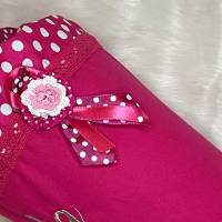 Schultüte, Zuckertüte, gestickt, Pferdekopf im Mähne, pink-weiß, Einschulung, personalisierbar, Mädchen, als Kissen Bild 3
