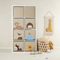 Personalisierte Aufbewahrungsbox Wal  passend Ikea | Korb für Spielsachen | Personalisierte Kinderzimmerdeko Spielzeug A Bild 5