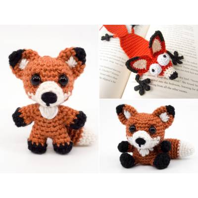 Füchse PDF Häkelanleitung Sparset von Supergurumi | Amigurumi PDF Anleitungen
