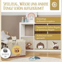 Personalisierte Aufbewahrungsbox Löwe passend Ikea | Korb für Spielsachen Personalisierte Kinderzimmerdeko Spielzeug Au Bild 2