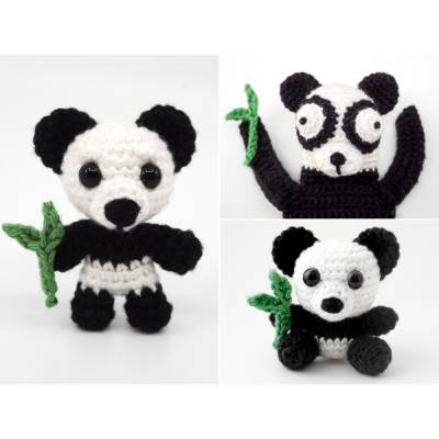 Panda PDF Häkelanleitung Sparset von Supergurumi | Amigurumi PDF Anleitungen
