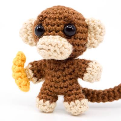 Mini Noso Affe Häkelanleitung | Amigurumi PDF Anleitung