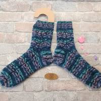 Handgestrickte Socken Größe 39 Bild 1