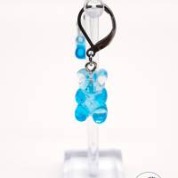 Gummibären Ohrringe blau/transparent Bild 2