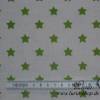 9,50 EUR/m Stoff Baumwolle - Sterne grün auf weiß Ökotex100 Bild 3