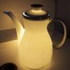Wunderschöne alte Kaffeekanne als Lampe aus Porzellan mit LED Bild 2
