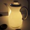 Wunderschöne alte Kaffeekanne als Lampe aus Porzellan mit LED Bild 5
