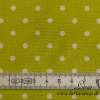 9,50 EUR/m Stoff Baumwolle Punkte weiß auf grün hellgrün 4mm Bild 3