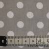 7,90 EUR/m Stoff Baumwolle Punkte weiß auf grau 10mm Bild 2