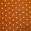 9,30 EUR/m Stoff Baumwolle Punkte weiß orange 8mm Ökotex Bild 4