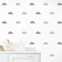 Wandtattoo Wandsticker "Wolken"  5 Größen, individualisierbar Bild 8