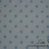 9,50 EUR/m Stoff Baumwolle - Sterne hellblau auf weiß Ökotex Bild 3