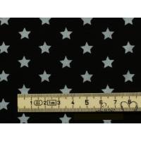 12,60 EUR/m Jersey Baumwolle Sterne hellblau auf dunkelblau Bild 1