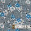 14,60 EUR/m Softshell mit Fleece - Innenseite Blumen hellgrau Bild 2