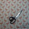 11,00 EUR/m Dekostoff Stoff Flamingo auf hellbeige / Beige - Leinenlook Leinenoptik Bild 3