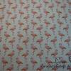 11,00 EUR/m Dekostoff Stoff Flamingo auf hellbeige / Beige - Leinenlook Leinenoptik Bild 6