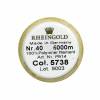 5000m - Maschinenstickgarn  "  Madeira Rheingold  -  Champagner  5738  "  100% Polyester Bild 2