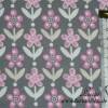 11,60 EUR/m Jersey Baumwolle Twiggy Blumen rosa - grau Bild 3