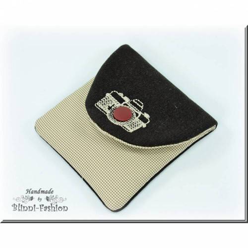 Objektivdeckel - Etui, kleineTasche für Kamera-Zubehör, Kameratasche zum Kameragurt, 