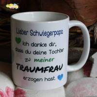 Tasse - Lieber Schwiegerpapa - Traumfrau Bild 1