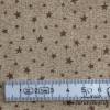 7,90 EUR/m Stoff Baumwolle Sterne braun auf hellbraun Bild 3
