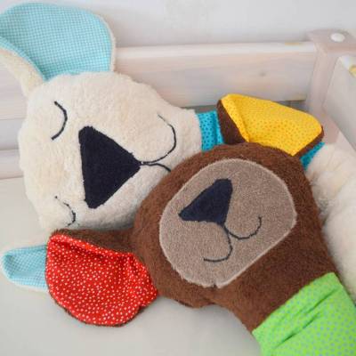 Nähanleitung Bettschlange Koala Bär Eisbär