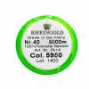 5000m - Maschinenstickgarn  "  Madeira Rheingold  -  leuchtendes Grün  5950  "  100% Polyester Bild 2