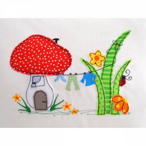 Stickdatei Zwergenheimat 13x18cm