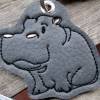 toller Schlüsselanhänger Nilpferd Hippo personalisierbar Bild 4