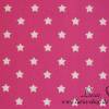 9,50 EUR/m Stoff Baumwolle - Sterne weiß auf pink Ökotex100 Bild 4
