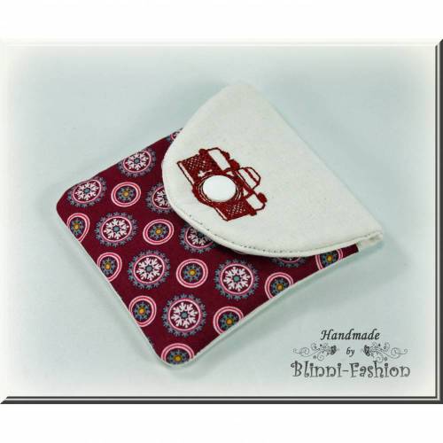 Objektivdeckel - Etui, kleineTasche für Kamera-Zubehör, Kameratasche zum Kameragurt, 