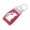 Schlüsselanhänger Katze Front Wollfilz personalisiertes Geschenk mini klein kurz Bild 7