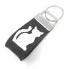 Schlüsselanhänger Katze Front Wollfilz personalisiertes Geschenk mini klein kurz Bild 8